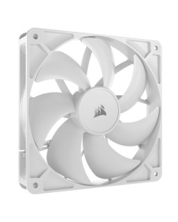 Corsair RS120 PWM 12cm Case Fan, Magnetic Dome Bearing, Daisy-Chain 4-Pin, 2100 RPM, AirGuide Tech, White