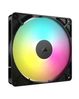 Corsair RS140 ARGB PWM 14cm Case Fan, Magnetic Dome Bearing, Daisy-Chain 4-Pin, 1700 RPM, AirGuide Tech, Black