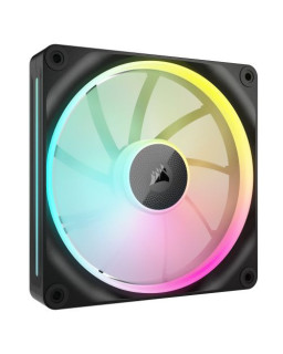 Corsair iCUE LINK LX140 14cm PWM RGB Case Fan, 18 RGB LEDs, Magnetic Dome Bearing, 2000 RPM, Black, Single Fan Expansion Kit