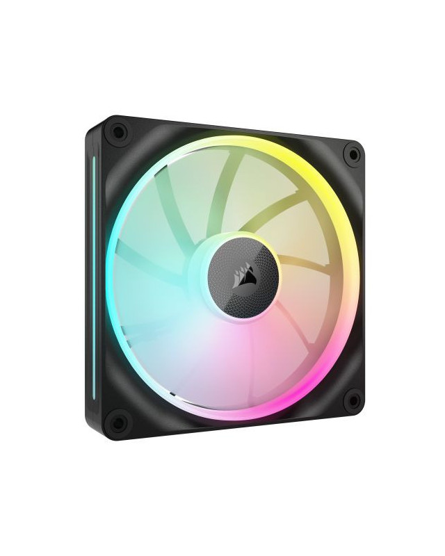 Corsair iCUE LINK LX140 14cm PWM RGB Case Fan, 18 RGB LEDs, Magnetic Dome Bearing, 2000 RPM, Black, Single Fan Expansion Kit