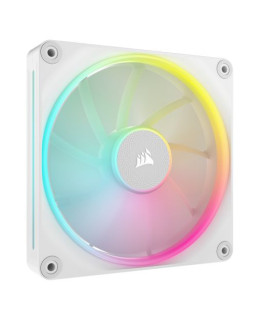 Corsair iCUE LINK LX140 14cm PWM RGB Case Fan, 18 RGB LEDs, Magnetic Dome Bearing, 2000 RPM, White, Single Fan Expansion Kit