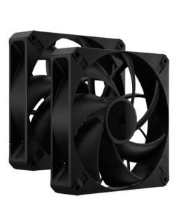 Corsair RS140 MAX 14cm PWM Thick Case Fans (2 Pack), 30mm Thick, Magnetic Dome Bearing, 1600 RPM, Liquid Crystal Polymer Construction