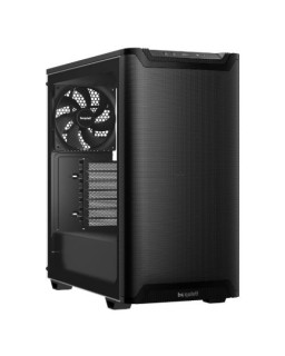 Be Quiet! Pure Base 501 Airflow Window Gaming Case w/ Glass Side, ATX, Compact Design, 2 Pure Wings 3 Fans, High Airflow Front & Top, USB-C, Black