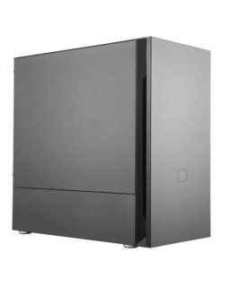 Cooler Master Silencio S400 Gaming Case w/ Steel Sides, Micro ATX, 2x Silencio Fans, Sound Dampening, Card Reader, Black