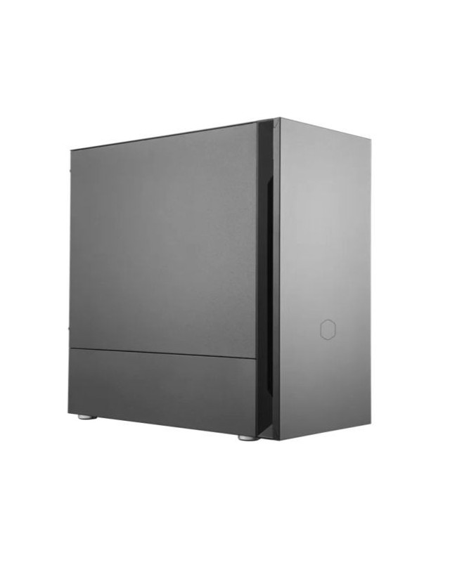 Cooler Master Silencio S400 Gaming Case w/ Steel Sides, Micro ATX, 2x Silencio Fans, Sound Dampening, Card Reader, Black