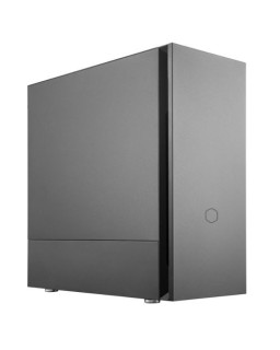 Cooler Master Silencio S600 Gaming Case w/ Steel Sides, ATX, 2x Silencio Fans, Sound Dampening, Card Reader, Black