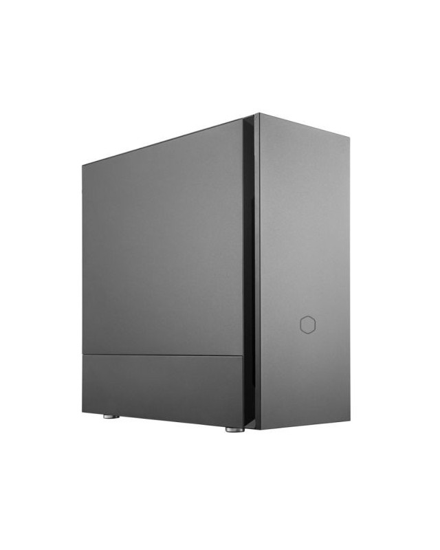 Cooler Master Silencio S600 Gaming Case w/ Steel Sides, ATX, 2x Silencio Fans, Sound Dampening, Card Reader, Black