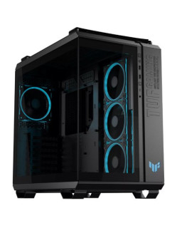 Asus TUF Gaming GT502 Horizon ARGB Case w/ Glass Front & Side, ATX, Dual Chamber, Modular Design, 4x ARGB Fans, USB-C 20Gbps, Carry Handles, Black