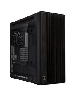 Asus ProArt PA602 Wood TG Gaming Case w/ Glass Panel, E-ATX, Front Grill, 2x 20cm Fans, PWM Fan Hub, IR Dust Indicator, USB-C 20Gps, Black
