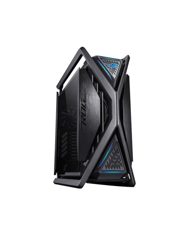 Asus ROG Hyperion GR701 BTF Gaming Case w/ Glass Windows, E-ATX, 4 Fans, Dual 420mm Radiator Support, USB-C (60W FC), Fan Hub & Lighting Panel, Advanced BTF Design, Black
