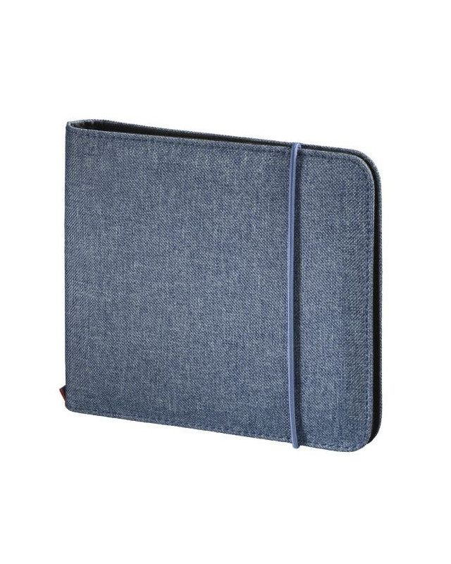 Hama Up to Fashion CD/DVD/Blu-Ray Disc Wallet, Up to 24 Discs, Blue