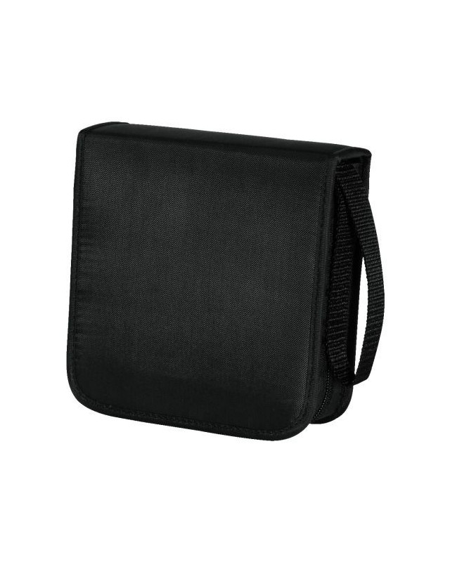 Hama CD/DVD/Blu-Ray Disc Wallet, Up to 40 Discs, Black