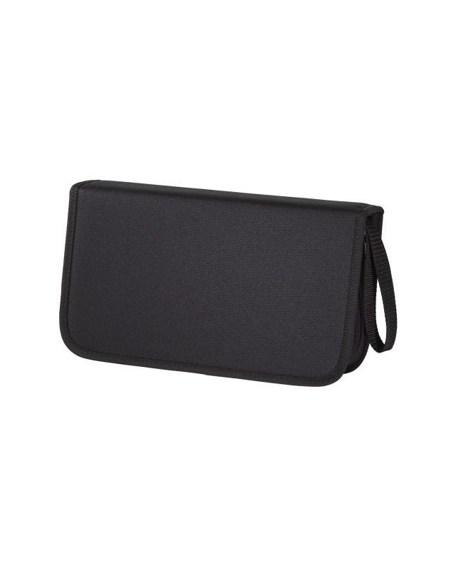 Hama CD/DVD/Blu-Ray Disc Wallet, Up to 104 Discs, Black