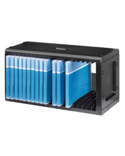 Hama CD/DVD/Blu-Ray Rack, 20 CD Jewel Cases, Wall Mountable, Plastic, Black