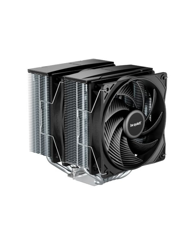 Be Quiet! BK041 Pure Rock Pro 3 Silver Heatsink & Fan, Intel & AMD Sockets, 2x Pure Wings 3 Fans, 6 High-Performance Heatpipes, 250W TDP