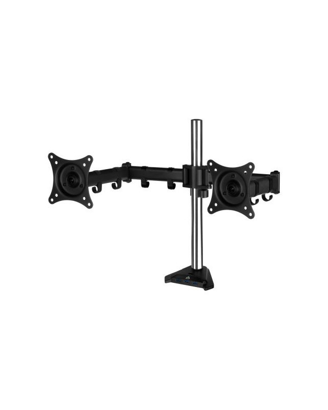 Arctic Z2 Pro (Gen3) Dual Monitor Arm with 4-Port USB 3.0 Hub, Up to 34" Monitors / 29" Ultrawide, 180° Swivel, 360° Rotation