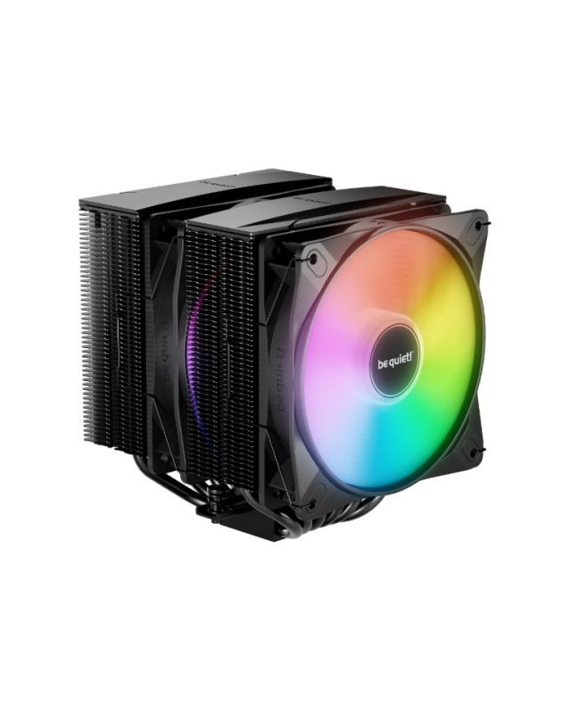 Be Quiet! BK043 Pure Rock Pro 3 LX Black ARGB Heatsink & Fan, Intel & AMD Sockets, 2x Light Wings LX ARGB Fans, 6 High-Performance Heatpipes, 250W TDP