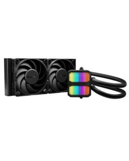 Be Quiet! Silent Loop 3 240mm ARGB Liquid CPU Cooler, 3-Chamber Pump, Large Fin Area, Silent Wings 4 PWM Fans, Black