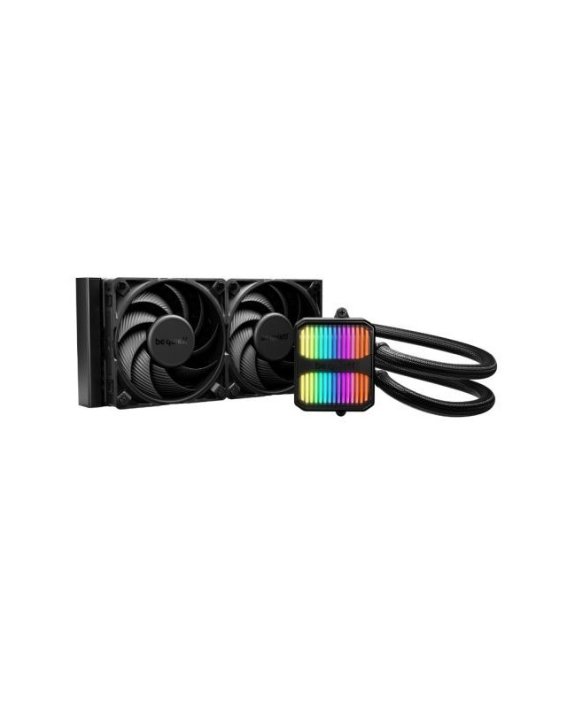 Be Quiet! Silent Loop 3 240mm ARGB Liquid CPU Cooler, 3-Chamber Pump, Large Fin Area, Silent Wings 4 PWM Fans, Black
