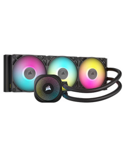 Corsair iCUE LINK TITAN 360 RX RGB Liquid CPU Cooler, RX120 RGB Magnetic Dome Fans, 20 LED Pump Head, iCUE LINK Hub Included, Black