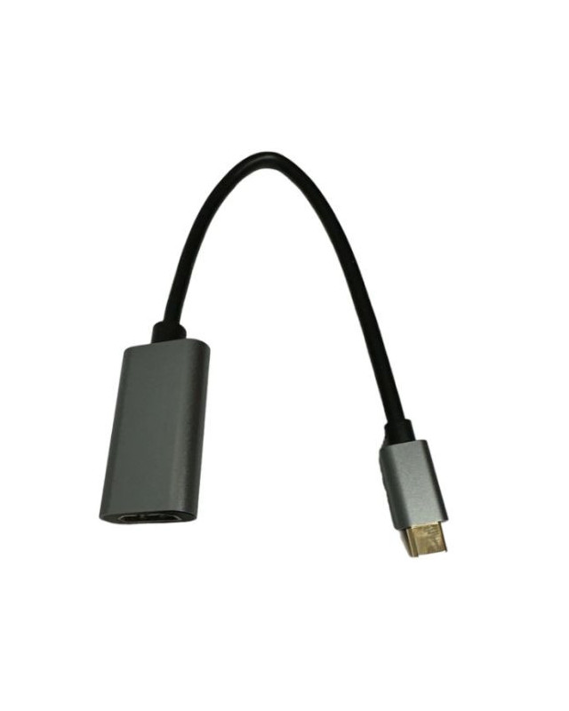 Jedel USB-C Male to HDMI Female Cable, 4K, 15cm, Black
