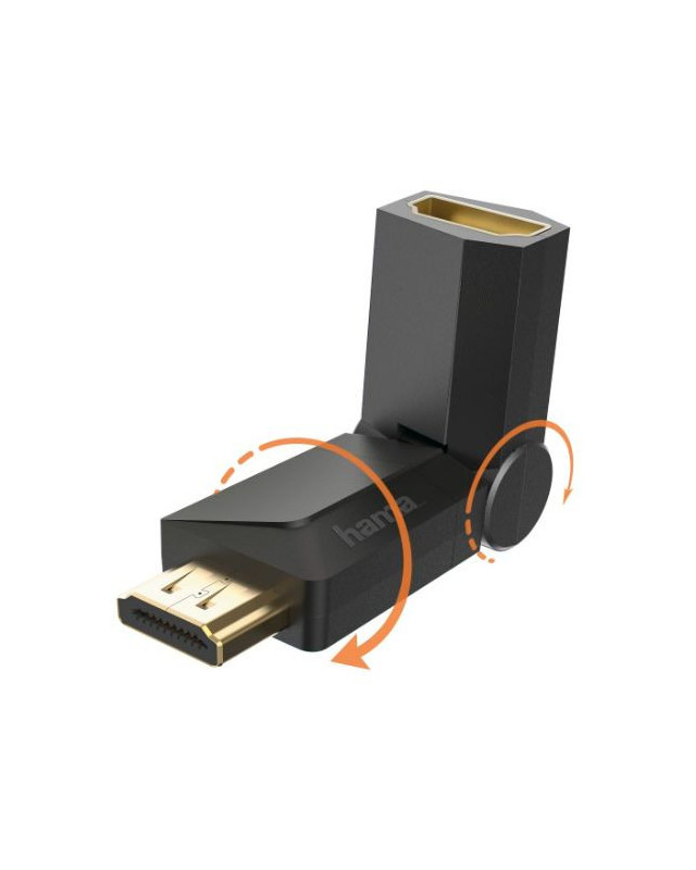 Hama High-Speed HDMI Rotatable Adapter - Male to Female