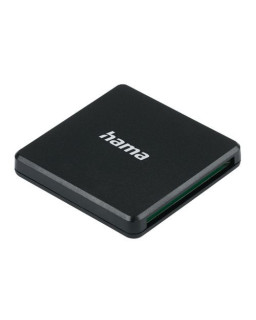 Hama External USB 3.0 Multi-Card Reader, SD/microSD/CF, Black, USB Powered