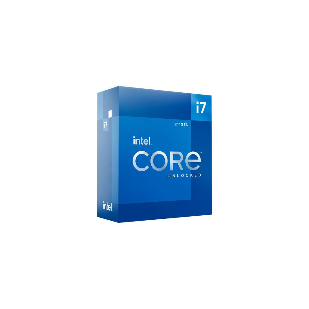 Intel Core i7-12700K CPU, 1700, 3.6 GHz (5.0 Turbo), 12-Core, 125W, 10nm,  25MB Cache, Overclockable, Alder Lake, NO HEATSINK/FAN