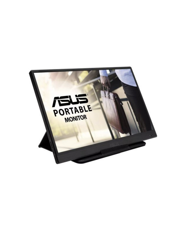 Asus 15.6" Portable Monitor (ZenScreen MB165B), 1366 x 768, USB 3.0, USB-powered, Slim, Auto-rotatable
