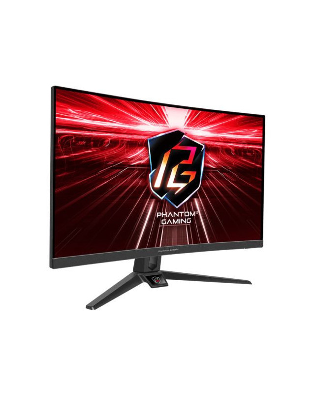 Asrock 27" FHD Curved Monitor (PG27F15RS1A), 1920 x 1080, 1ms, 2 HDMI, DP, 240Hz, HDR 10, Tilt/Swivel, VESA