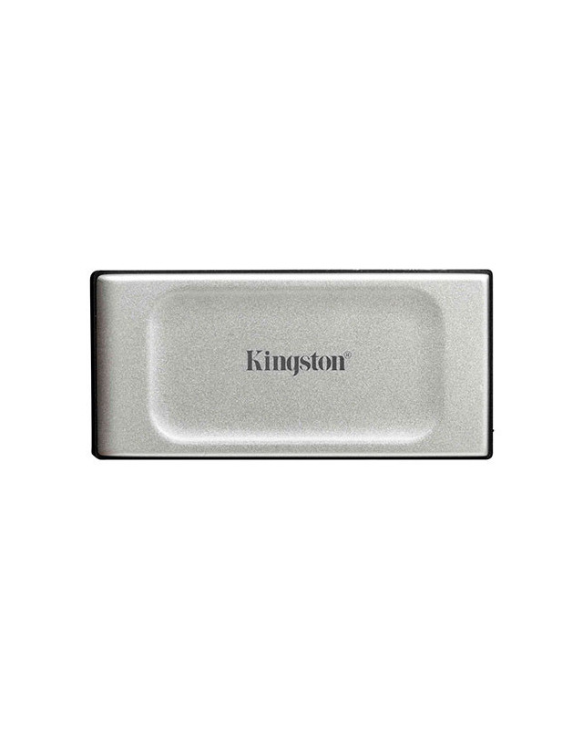 Kingston XS2000 500GB Pocket Size External SSD, USB 3.2 Gen2x2 Type-C, IP55 Water & Dust Resistant, Ruggedised Sleeve for Drop Protection