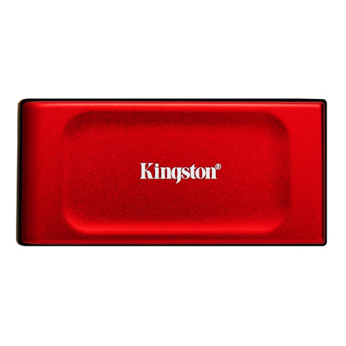 Kingston XS1000 2TB Pocket Size External SSD, USB 3.2 Gen2 Type-A, Red