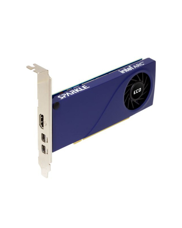Sparkle Intel Arc A310 ECO, 4GB DDR6, HDMI, 2 Mini DP, 1000MHz Clock, Low Profile (Bracket Included)