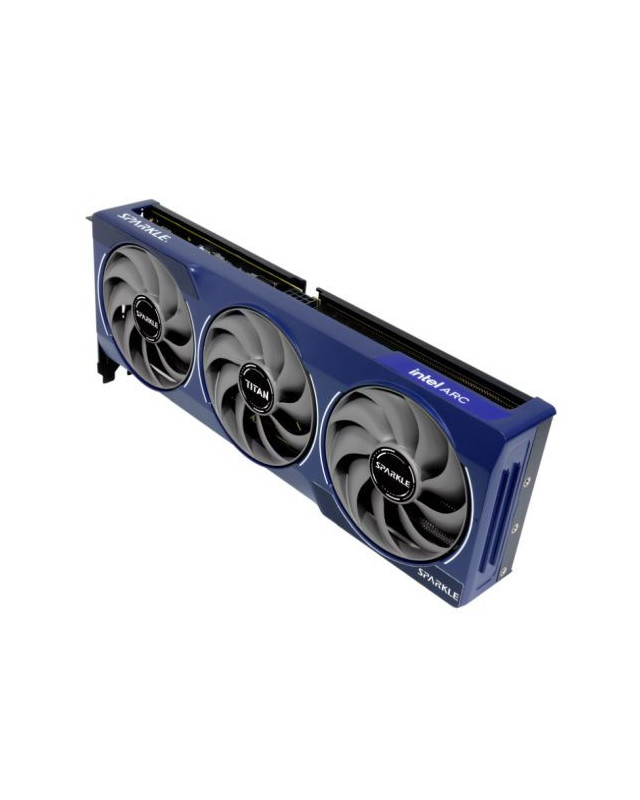 Sparkle Intel Arc B580 TITAN OC, 12GB DDR6, HDMI, 3 DP, 2740MHz Clock, Blue Breathing Light, Overclocked