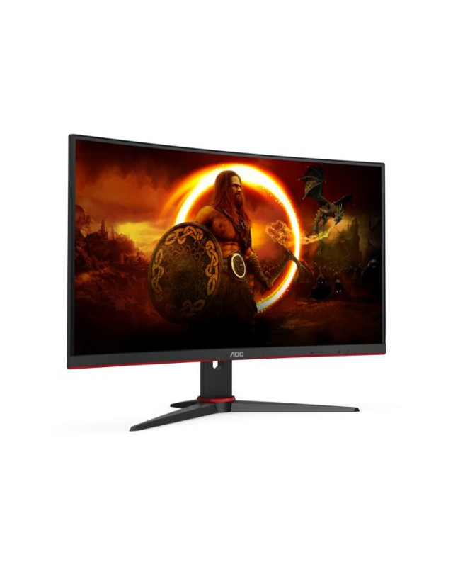 AOC 27" 3-Side Frameless Curved Gaming Monitor (C27G2ZE/BK), 1920 x 1080, 0.5ms, HDMI, DP, 240Hz, 6 Game Modes, VESA