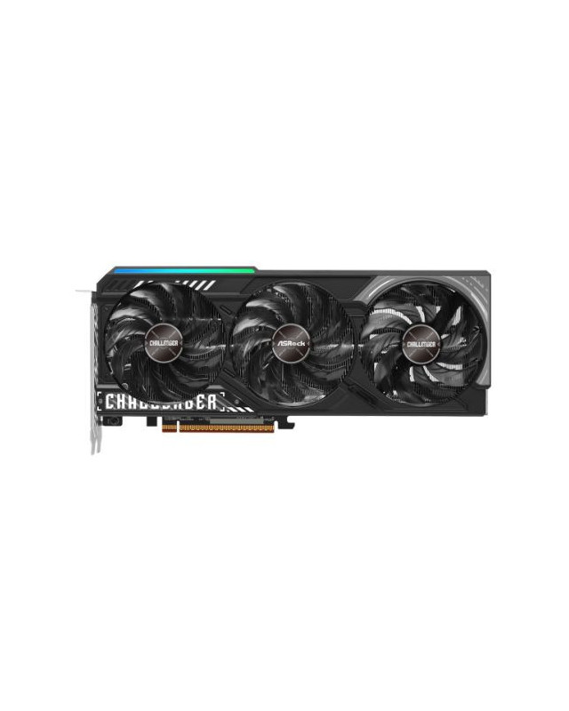 Asrock RX9070 Challenger 16GB, PCIe5, 16GB DDR6, HDMI, 3 DP, 2070MHz Clock, LED Indicator
