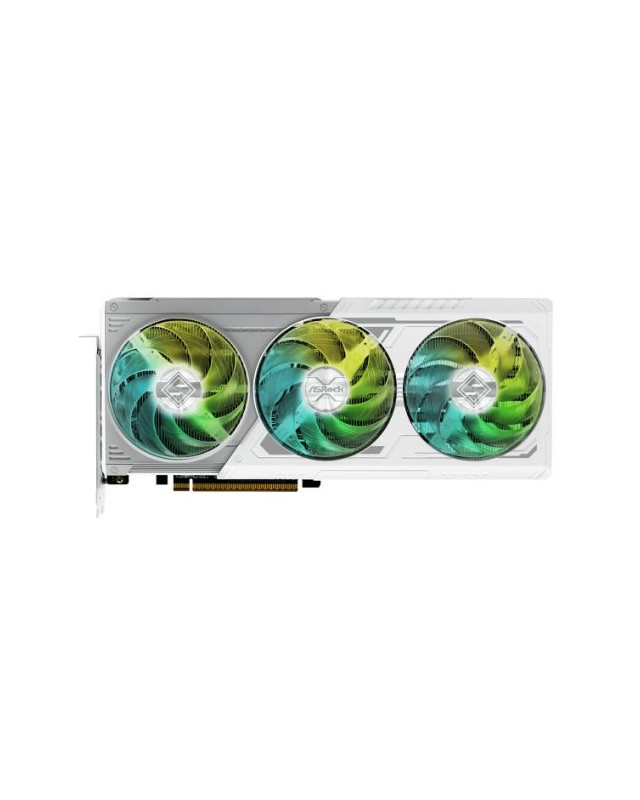 Asrock RX9070 Steel Legend 16GB OC, PCIe5, 16GB DDR6, HDMI, 3 DP, 2700MHz Clock, RGB Lighting, White, Overclocked
