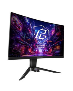 Asrock 27" QHD Curved Gaming Monitor (PG27QRT2A), 2560 x 1440, 1ms, 2 HDMI, DP, 180Hz, 95% DCI-P3, FreeSync, VESA