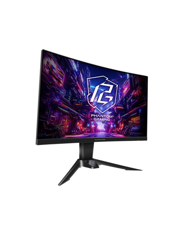 Asrock 27" QHD Curved Gaming Monitor (PG27QRT2A), 2560 x 1440, 1ms, 2 HDMI, DP, 180Hz, 95% DCI-P3, FreeSync, VESA