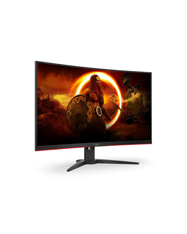 AOC 31.5" 3-Side Frameless Curved Gaming Monitor (C32G2ZE/BK), 1920 x 1080, 1ms, 2 HDMI, DP, 240Hz, 6 Game Modes, VESA