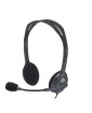 Logitech H111 Headset, 3.5mm Jack, 180° Rotating Mic, 2.35M Cable