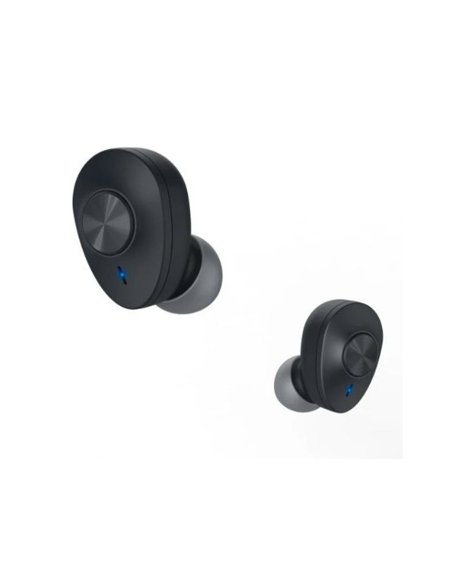 Hama (Freedom Buddy) Bluetooth Earbuds with Mic, Bass Boost, True Wireless, Touch Control, Voice Control, Charging Case, Black