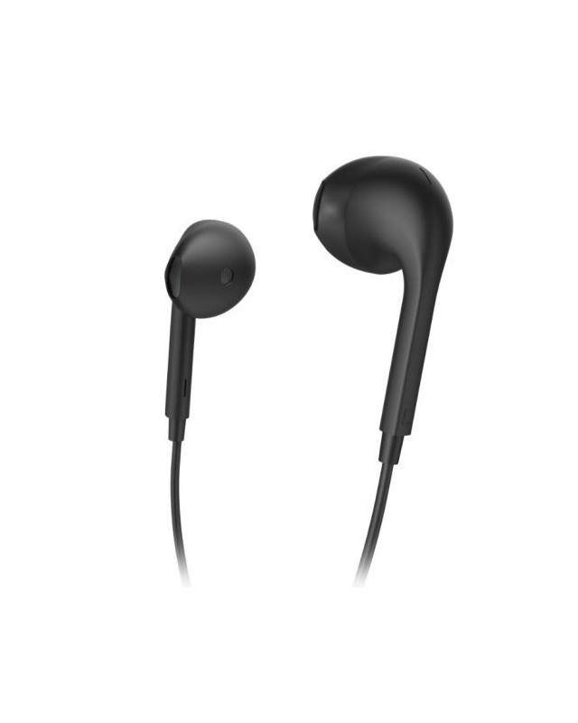 Hama (Glow) Apple/Lightning Earset with Microphone, Answer Button, Volume Control, Black