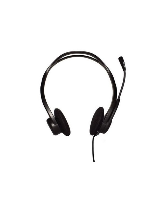 Logitech PC 960 Headset, Boom Microphone, Inline Controls, USB