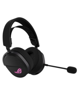 Asus ROG Pelta Tri-Mode RGB Wireless Lightweight Gaming Headset, 2.4GHz/Btooth/USB-C, 50mm Titanium Drivers, 10mm Super-Wideband Mic