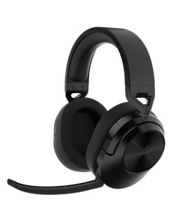 Corsair HS55 Wireless Lightweight Gaming Headset, 2.4GHz/Bluetooth, 24hrs Battery, 7.1 Surround, Flip-To-Mute Mic, Memory Foam, Carbon
