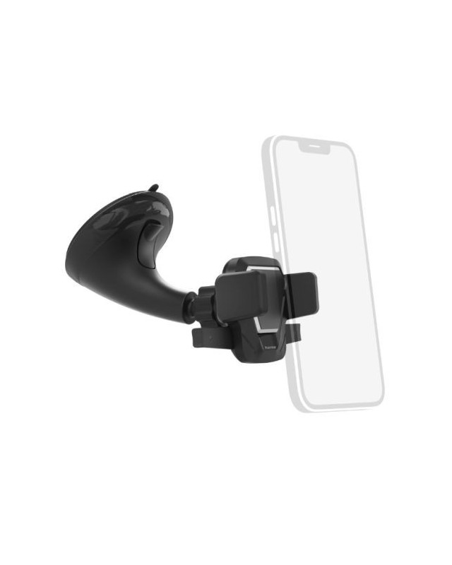 Hama (Easy Snap) Car Mobile Phone Holder with Suction Cup, 360° Rotation