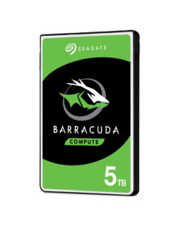 Seagate 2.5", 5TB, SATA3, BarraCuda Hard Drive, 5400RPM, 128MB Cache, 15mm