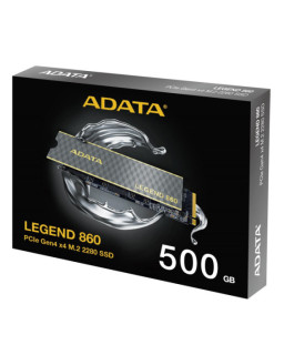 ADATA 500GB Legend 860 M.2 NVMe Gen4 SSD, M.2 2280, PCIe4, R/W 5000/3000 MB/s, PS5 Compatible