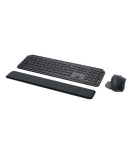 Logitech MX Keys Combo v2 for Business Wireless Keyboard and Mouse Kit, MX Palm Rest, Backlit KB, 8000 DPI Mouse, Graphite